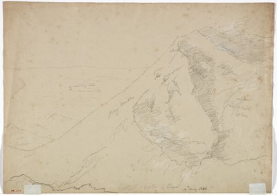 Cratere del Monte Etna, 1842 da Thomas Cole